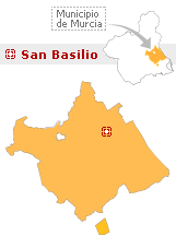 Situacin de Biblioteca San Basilio en el municipio de Murcia